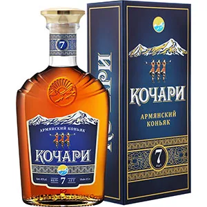 Коньяк КОЧАРИ 7 лет подарочный п/к 0.5л